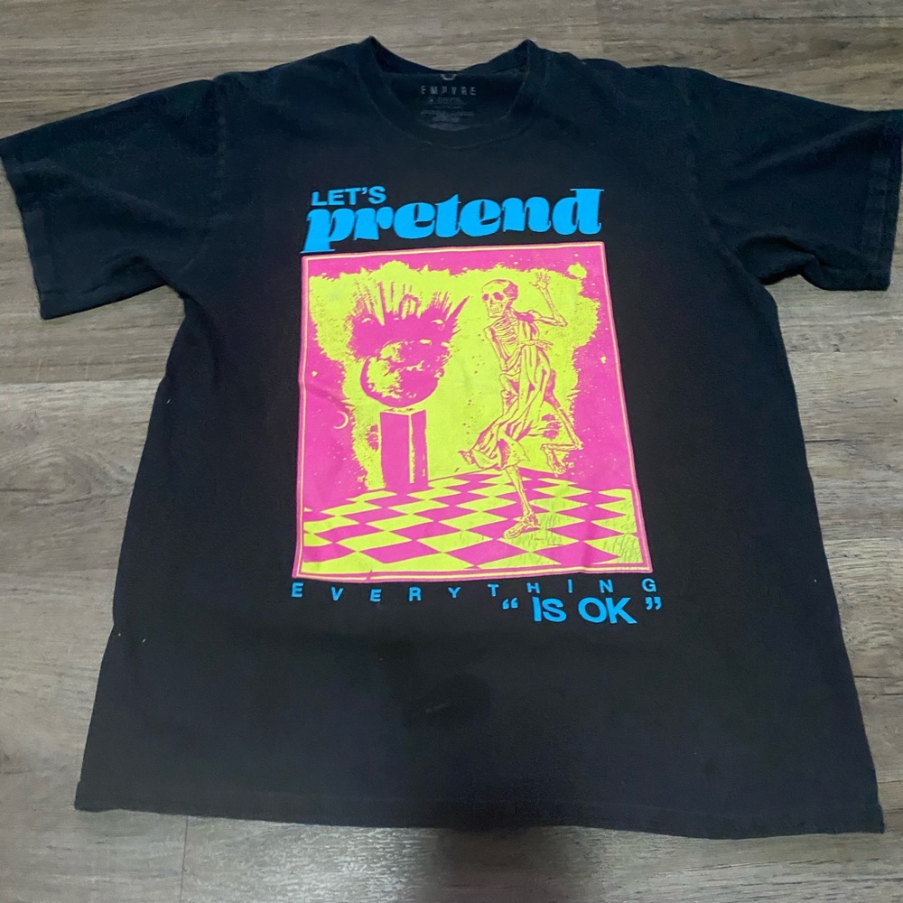 Let's Pretend Graphic Tee - Black